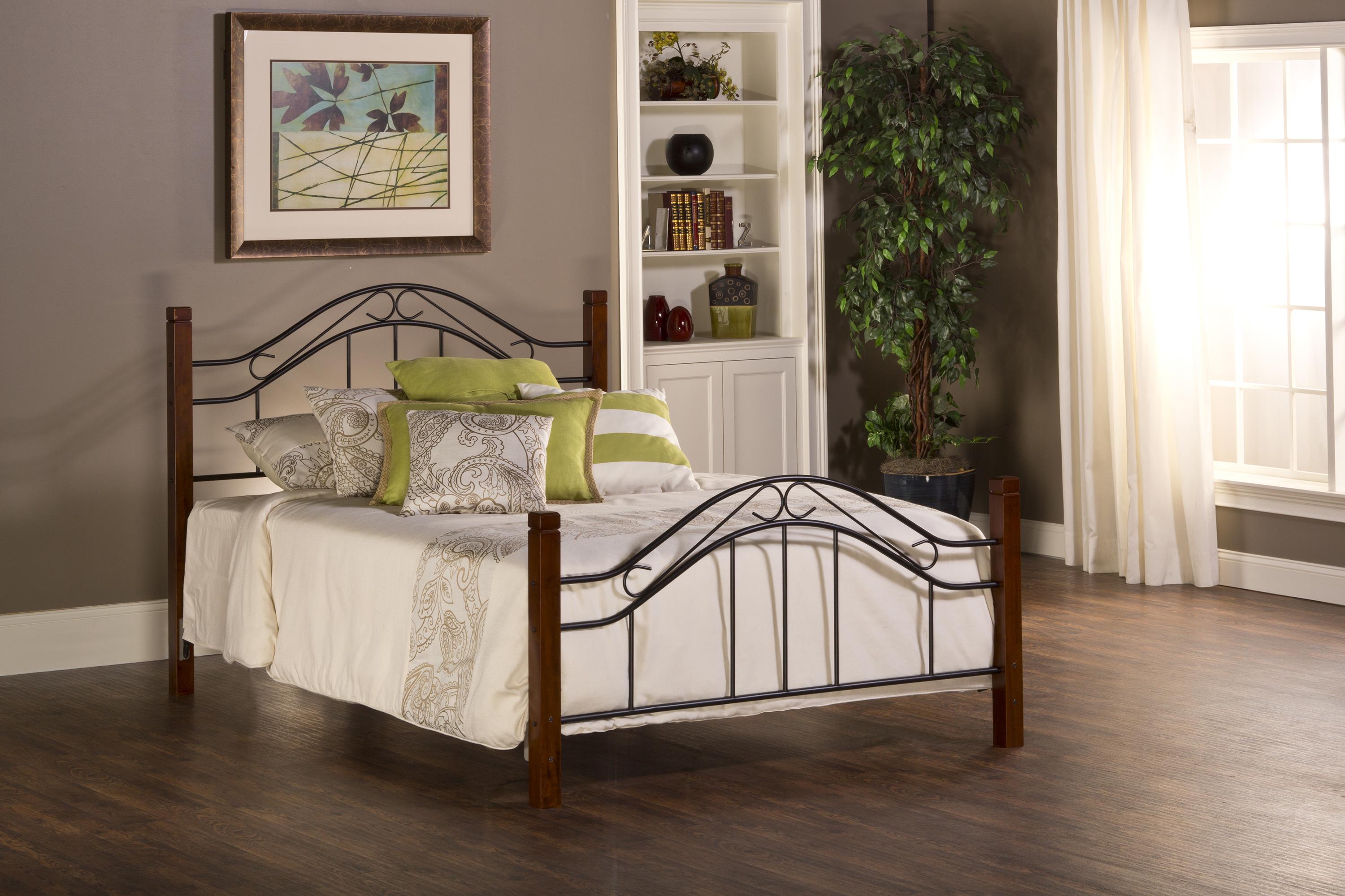 Hillsdale Metal Beds 1159BQR Matson Queen Bed Set with Arched Headboard Weinberger s Furniture Bed Headboard Footboard